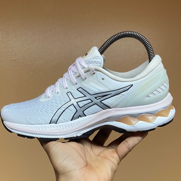 ASICS Gel-Kayano 27 Women's Running Sneakers “Pink Salt Pure Silver” Size 7.5 - Picture 6 of 16